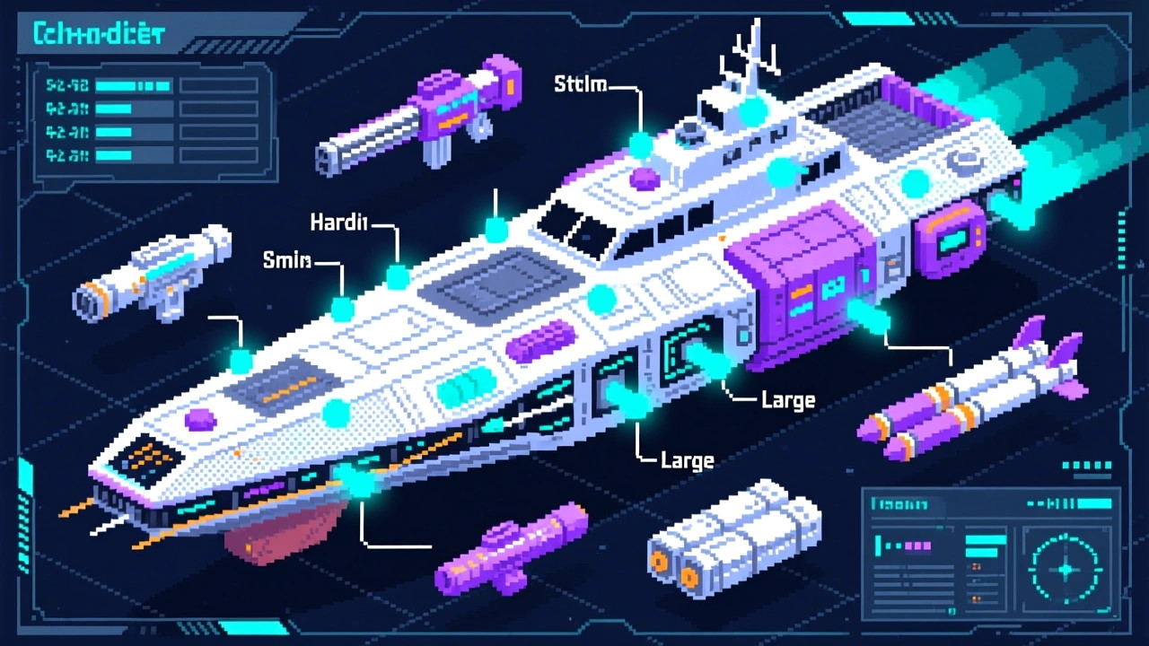 Modular hardpoint customization interface